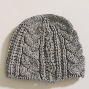 Grey Knitted Beanie